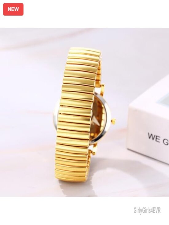 Vintage Floral Elastic Stretch Band Watch - Analog Quartz Casual Ladies main image 4